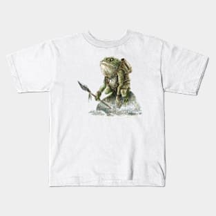 warrior frog Kids T-Shirt